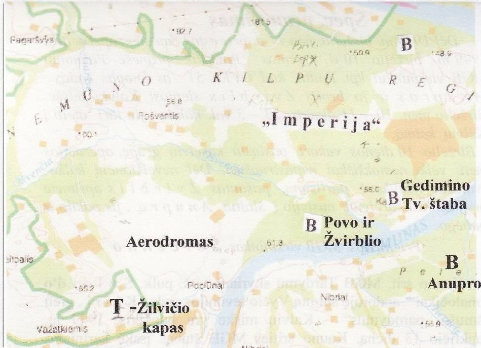 Partizanų „Imperijos“ kvartalas Kalvių miške